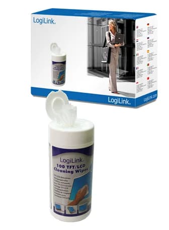 Logilink   TFT LCD Reinigung Wipes   cleaner - Image 1