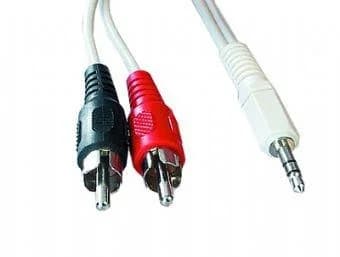 CABLE AUDIO 3.5MM TO 2RCA 5M/CCA-458-5M GEMBIRD - Image 1