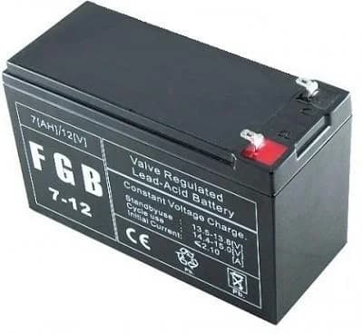 BATTERY 12V 7AH VRLA/FGB7-12 EMU - Image 1