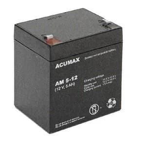 BATTERY 12V 5AH VRLA/AM5-12T2 ACUMAX EMU - Image 1