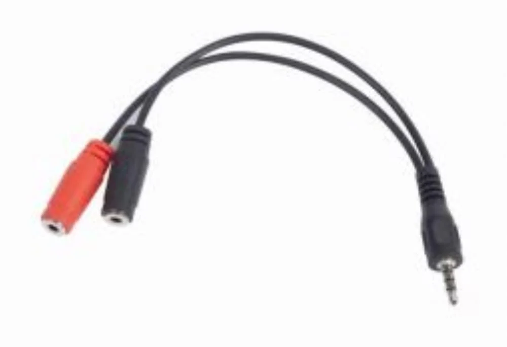 CABLE AUDIO 3.5MM 4-PIN TO/3.5MM S+MIC CCA-417 GEMBIRD - Image 1