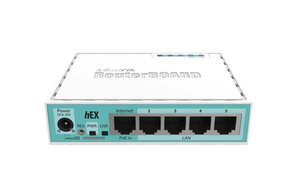 NET ROUTER 10/100/1000M 5PORT/HEX RB750GR3 MIKROTIK - Image 1