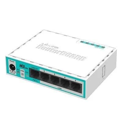 NET ROUTER 10/100M 5PORT/HEX LITE RB750R2 MIKROTIK - Image 1