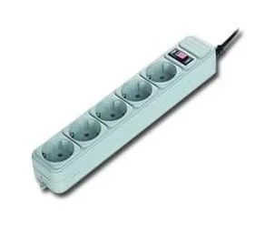 CABLE POWER EXTENSION 1.8M/5OUTL. SPG3-B-6C GEMBIRD - Image 1