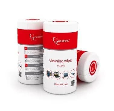CLEANING WIPES 100PCS/CK-WW100-01 GEMBIRD - Image 1