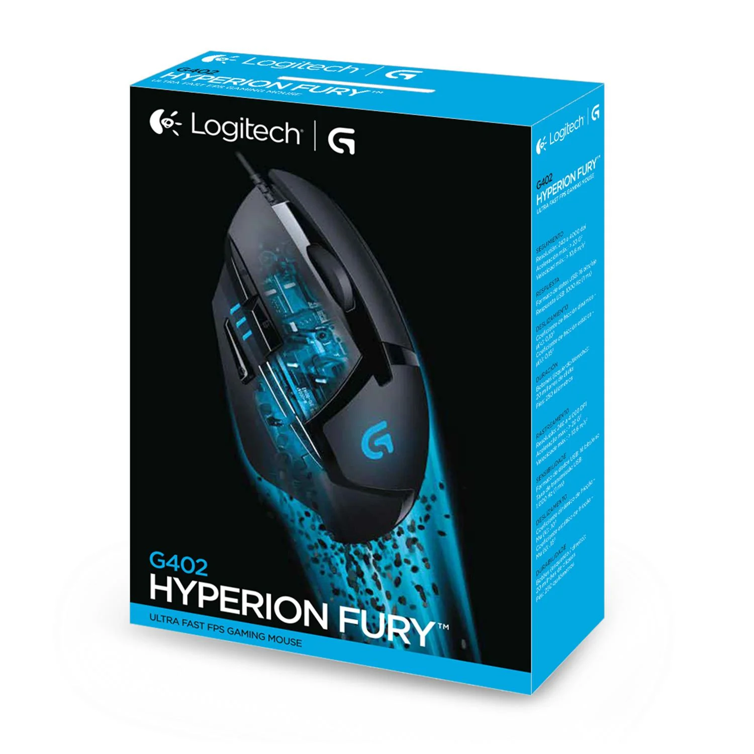 MOUSE USB OPTICAL G402/BLACK 910-004068 LOGITECH - Image 7