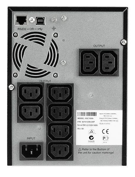 UPS EATON 700 Watts 1000 VA Wave form type Sinewave LineInteractive Desktop/pedestal 5SC1000I - Image 2