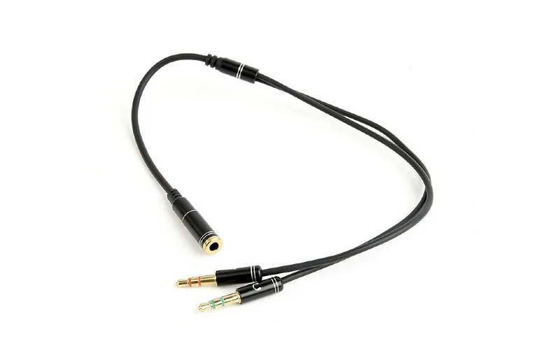 CABLE AUDIO 3.5MM SOCKET TO/2X3.5MM PLUG CCA-418M GEMBIRD - Image 1