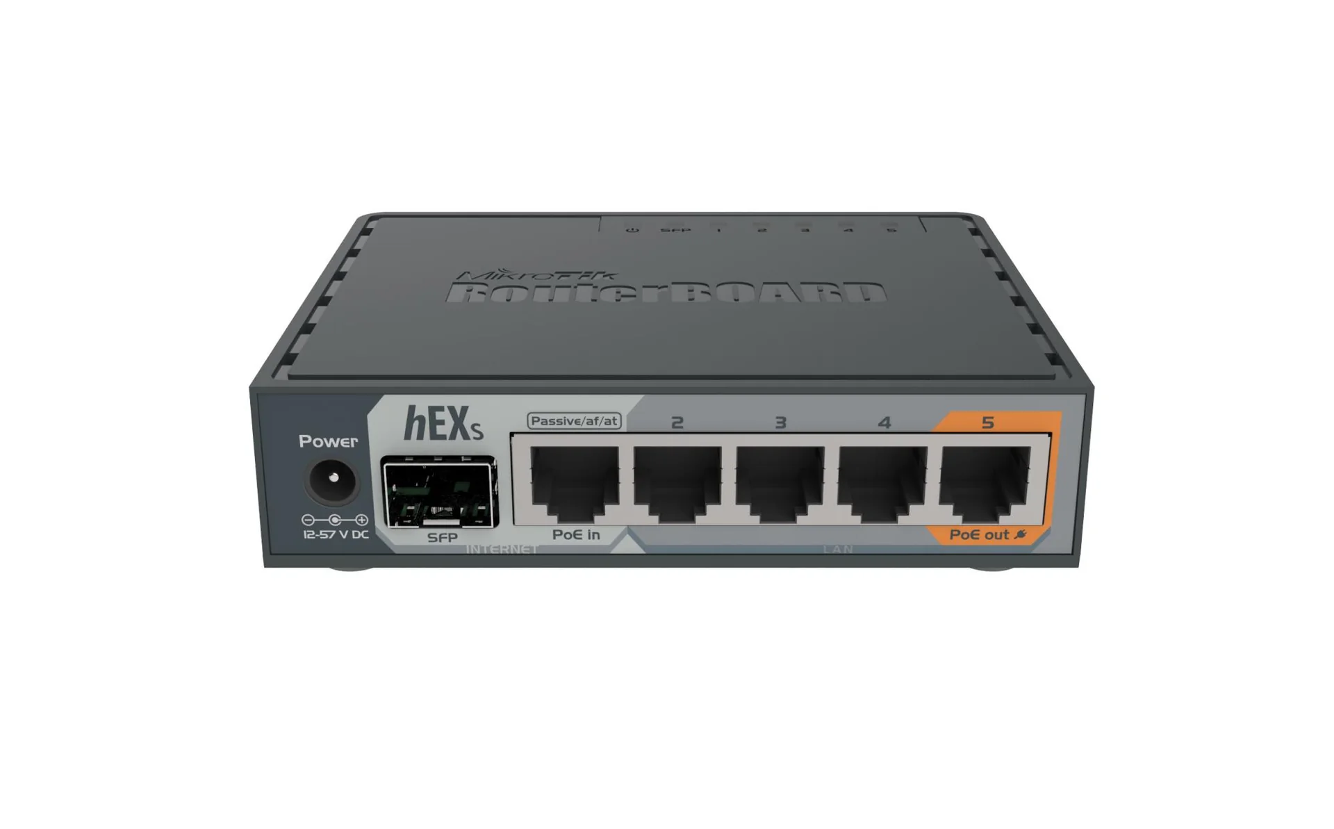 NET ROUTER 10/100/1000M 5PORT/HEX S RB760IGS MIKROTIK - Image 1