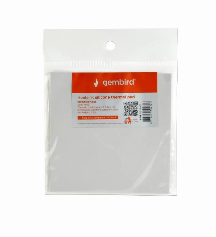 THERMAL PAD /HEATSINK SILICONE/TG-P-01 GEMBIRD - Image 2