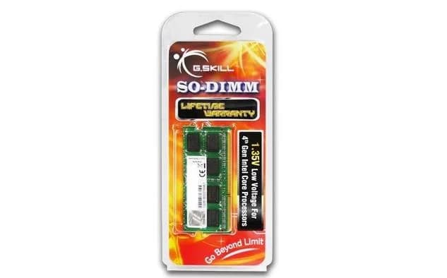 NB MEMORY 8GB PC12800 DDR3/SO F3-1600C11S-8GSL G.SKILL - Image 1