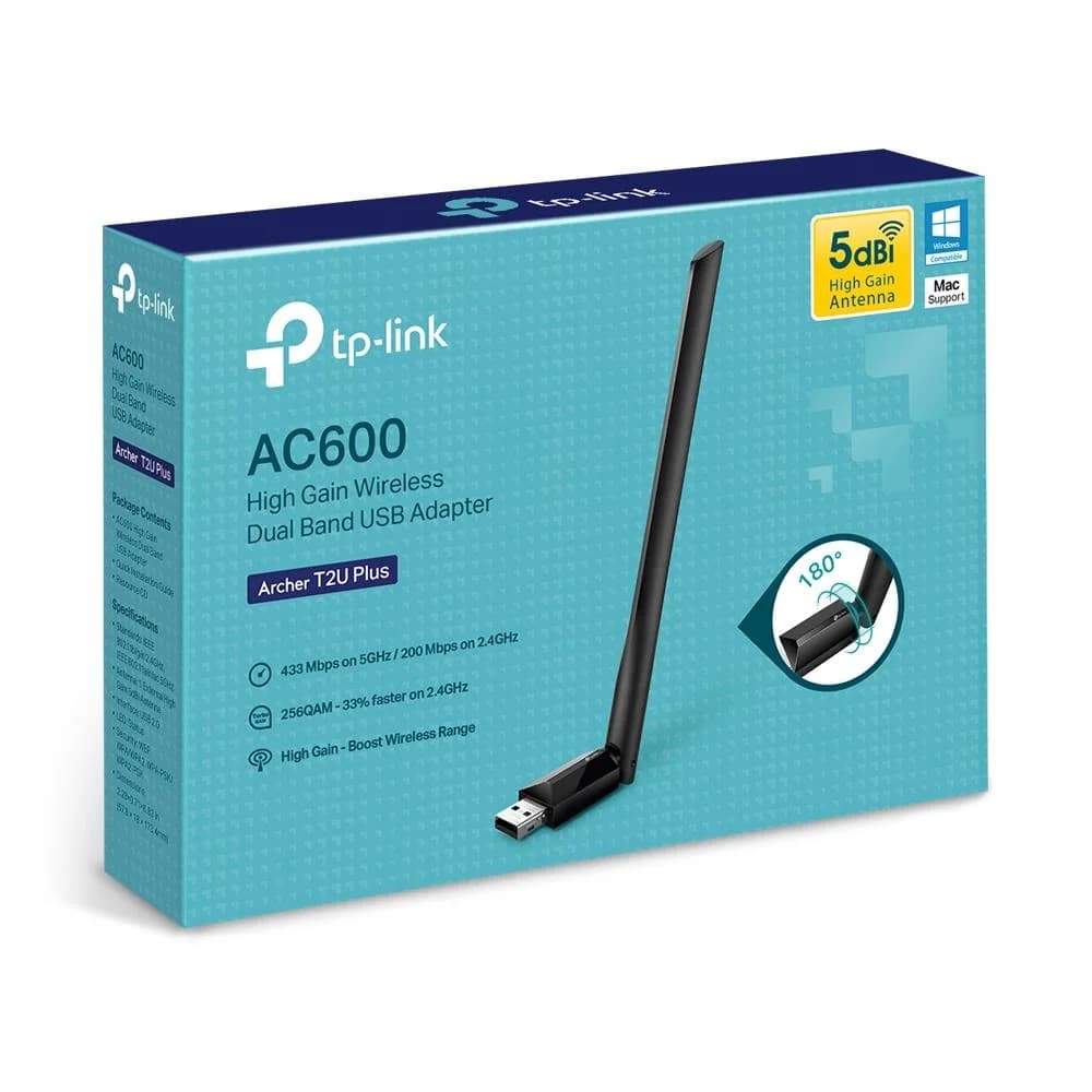 WRL ADAPTER 600MBPS USB/ARCHER T2U PLUS TP-LINK - Image 3