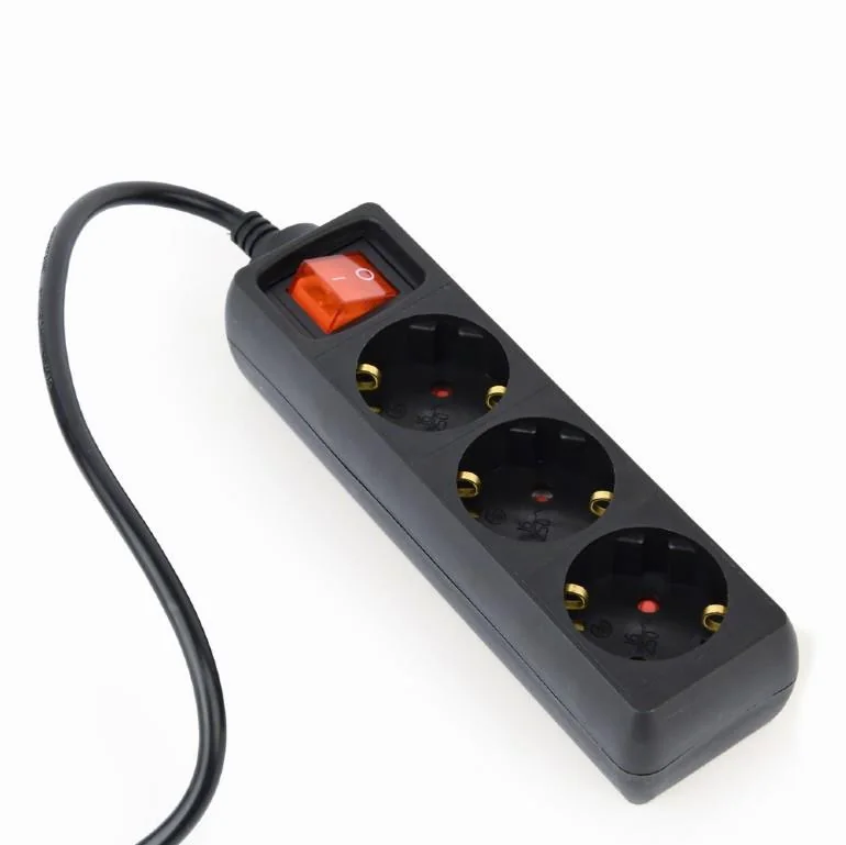 UPS ACC CABLE POWER EXT. 0.6M/3OUTL. EG-PSU3-01 GEMBIRD - Image 1