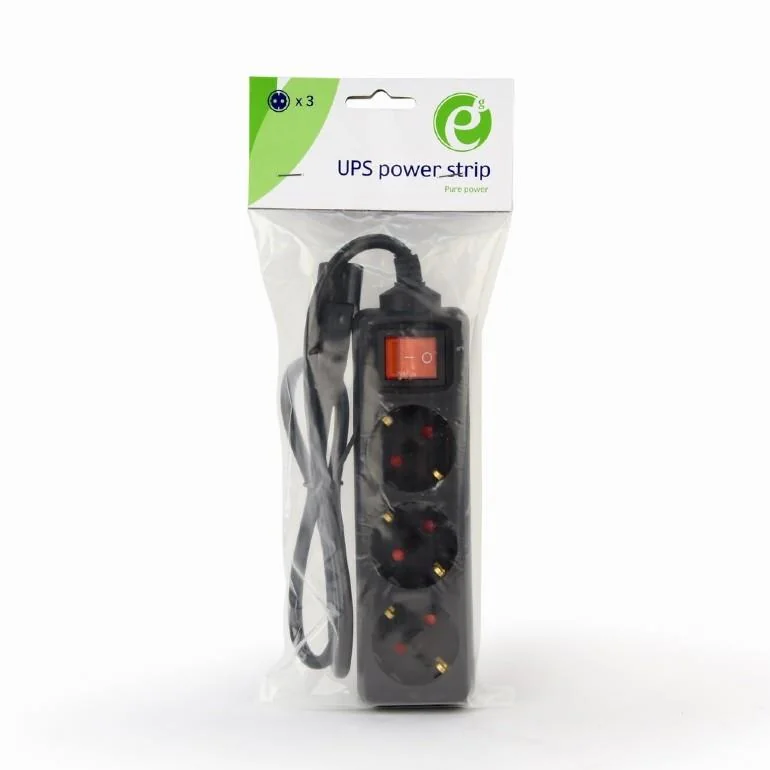 UPS ACC CABLE POWER EXT. 0.6M/3OUTL. EG-PSU3-01 GEMBIRD - Image 3