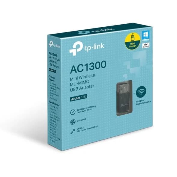 WRL ADAPTER 1267MBPS USB/DUAL BAND ARCHER T3U TP-LINK - Image 2