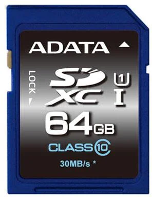 MEMORY SDXC 64GB CLASS10/ASDX64GUICL10-R ADATA - Image 1