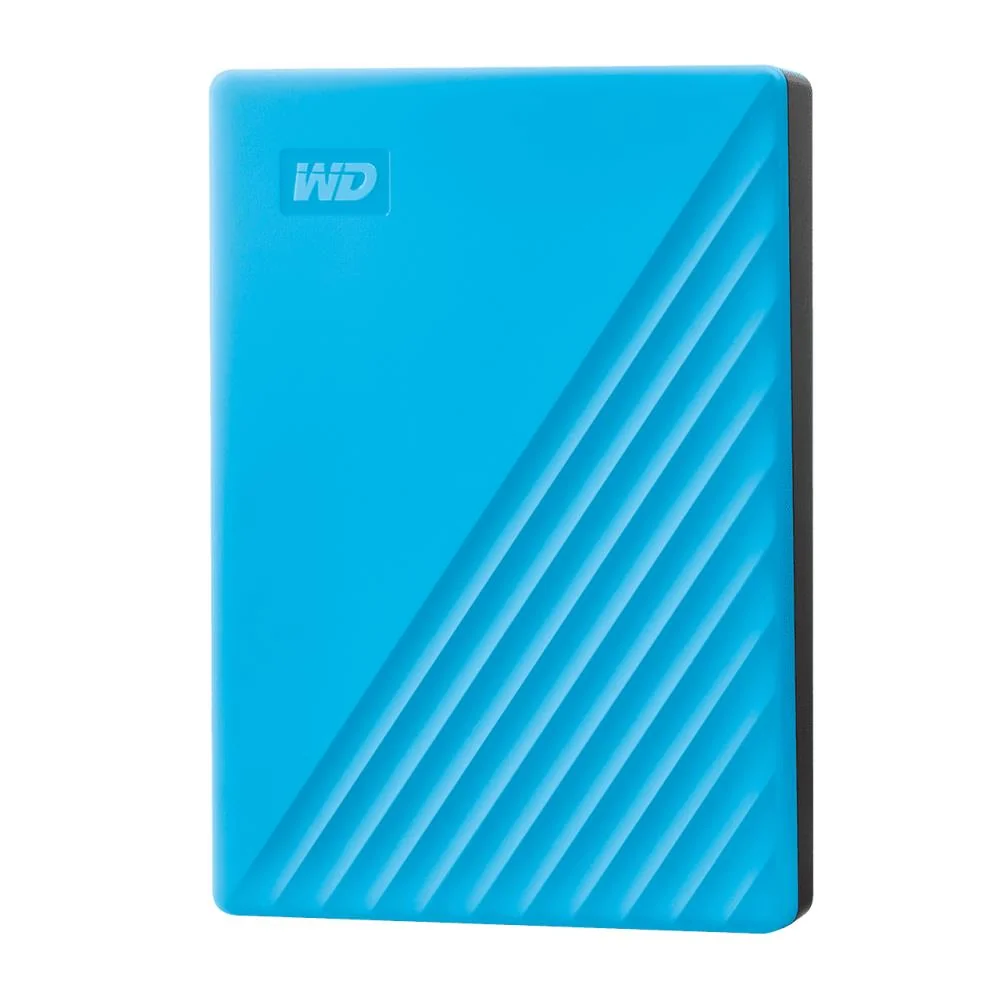 External HDD|WESTERN DIGITAL|My Passport|4TB|USB 2.0|USB 3.0|USB 3.2|Colour Blue|WDBPKJ0040BBL-WESN - Image 1