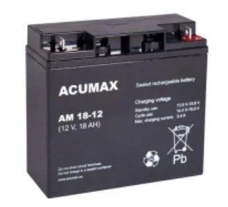 BATTERY 12V 18AH VRLA/AM18-12 ACUMAX EMU - Image 1
