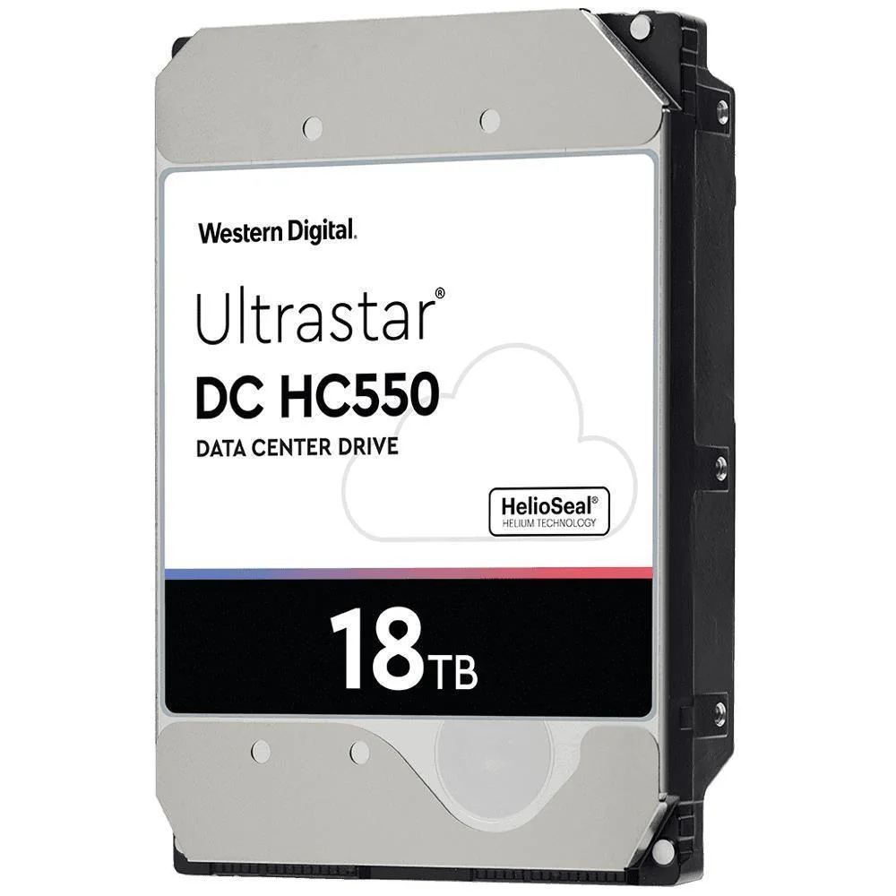 HDD|WESTERN DIGITAL ULTRASTAR|Ultrastar DC HC550|WUH721818ALE6L4|18TB|SATA 3.0|512 MB|7200 rpm|3,5"|0F38459 - Image 1
