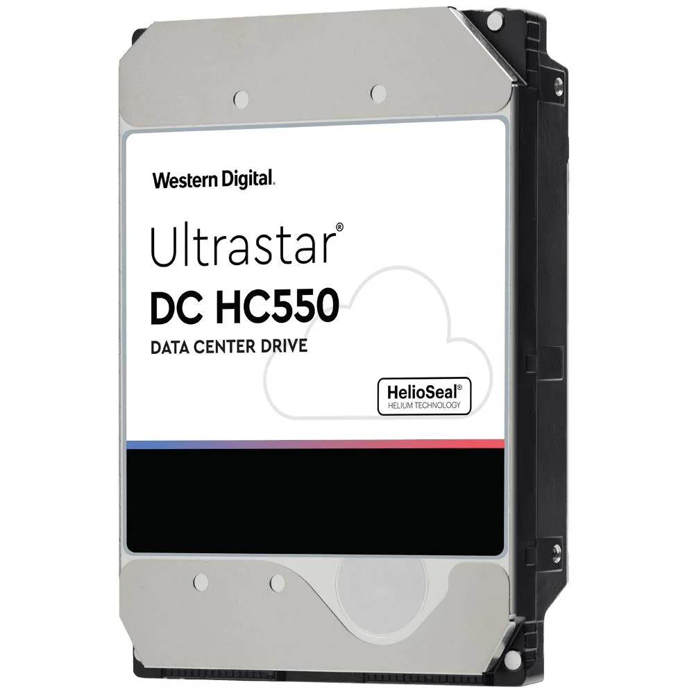 HDD WESTERN DIGITAL ULTRASTAR Ultrastar DC HC550 WUH721816AL5204 16TB SAS 7200 rpm 3,5" MTBF 2500000 hours 0F38357 - Image 1