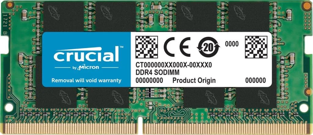 NB MEMORY 8GB PC25600 DDR4/SO CT8G4SFRA32A CRUCIAL - Image 1