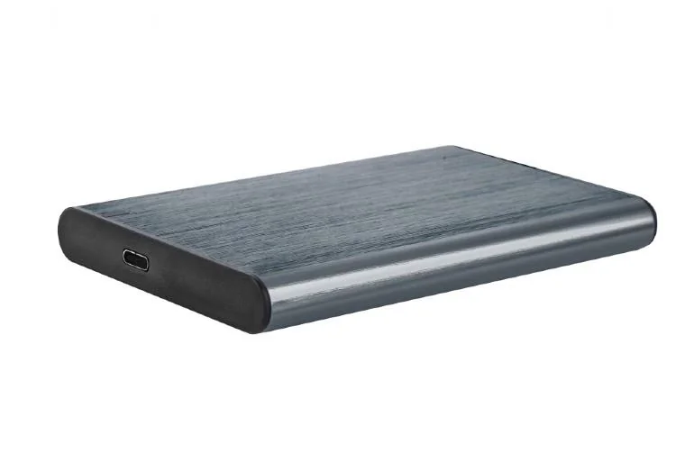 HDD CASE EXT. USB-C 2.5"/GREY EE2-U3S-6 GEMBIRD - Image 1