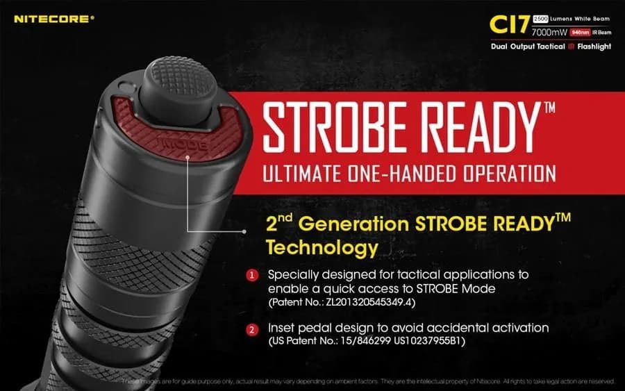 FLASHLIGHT CHAMELEON SERIES/2500 LUMENS CI7 NITECORE - Image 3