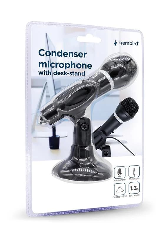 MICROPHONE CONDENSER/DESK STAND MIC-D-04 GEMBIRD - Image 3