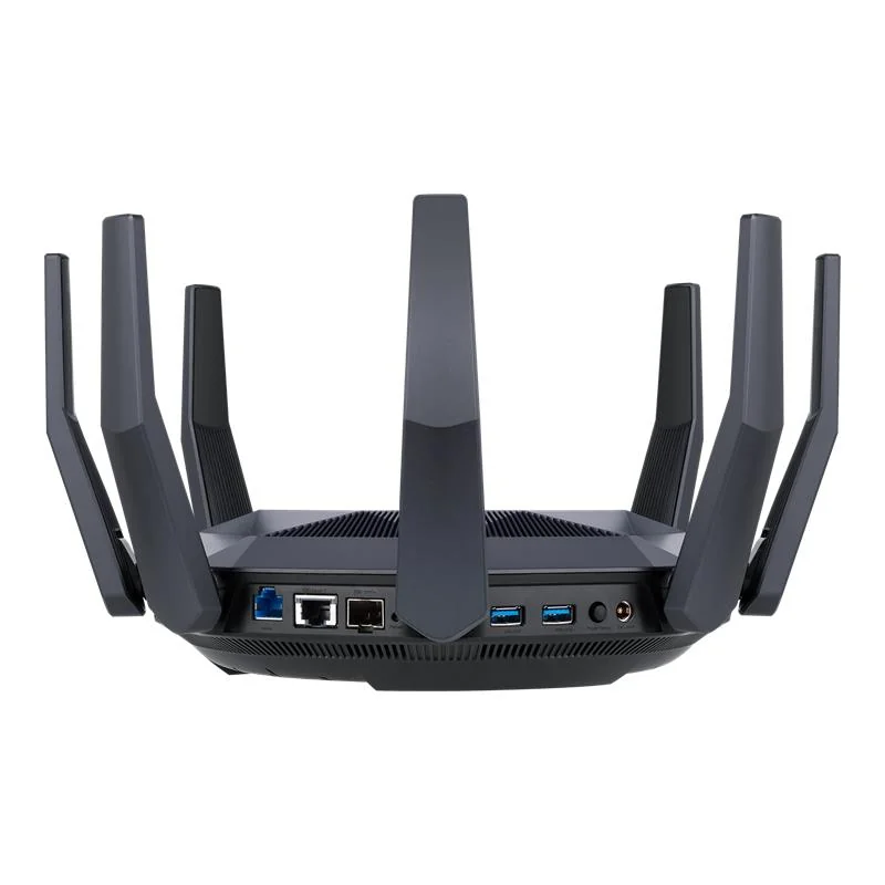 Wireless Router ASUS 6000 Mbps Mesh Wi-Fi 6 USB 3.1 9x10/100/1000M 1x10GbE 1xSPF+ Number of antennas 8 RT-AX89X - Image 3