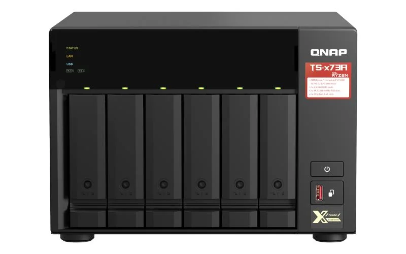 NAS STORAGE TOWER 6BAY 8GB/TS-673A-8G QNAP - Image 1