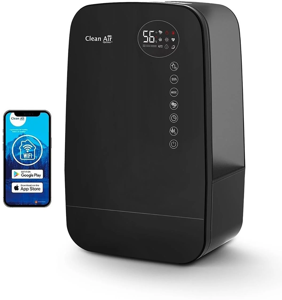 HUMIDIFIER WITH IONIZER/CA-607B CLEAN AIR OPTIMA - Image 1