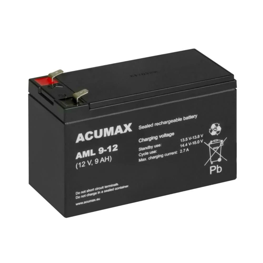 BATTERY 12V 9AH C20/AML9-12T2 EMU - Image 1