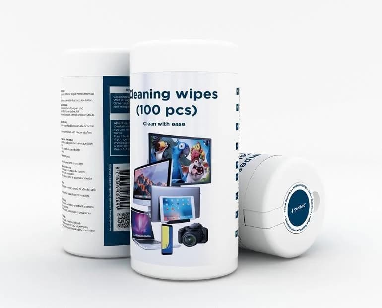 CLEANING WIPES 100PCS/CK-AWW100-01 GEMBIRD - Image 1