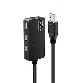CABLE USB3 EXTENSION HUB 10M/ACTIVE 43159 LINDY - Image 1