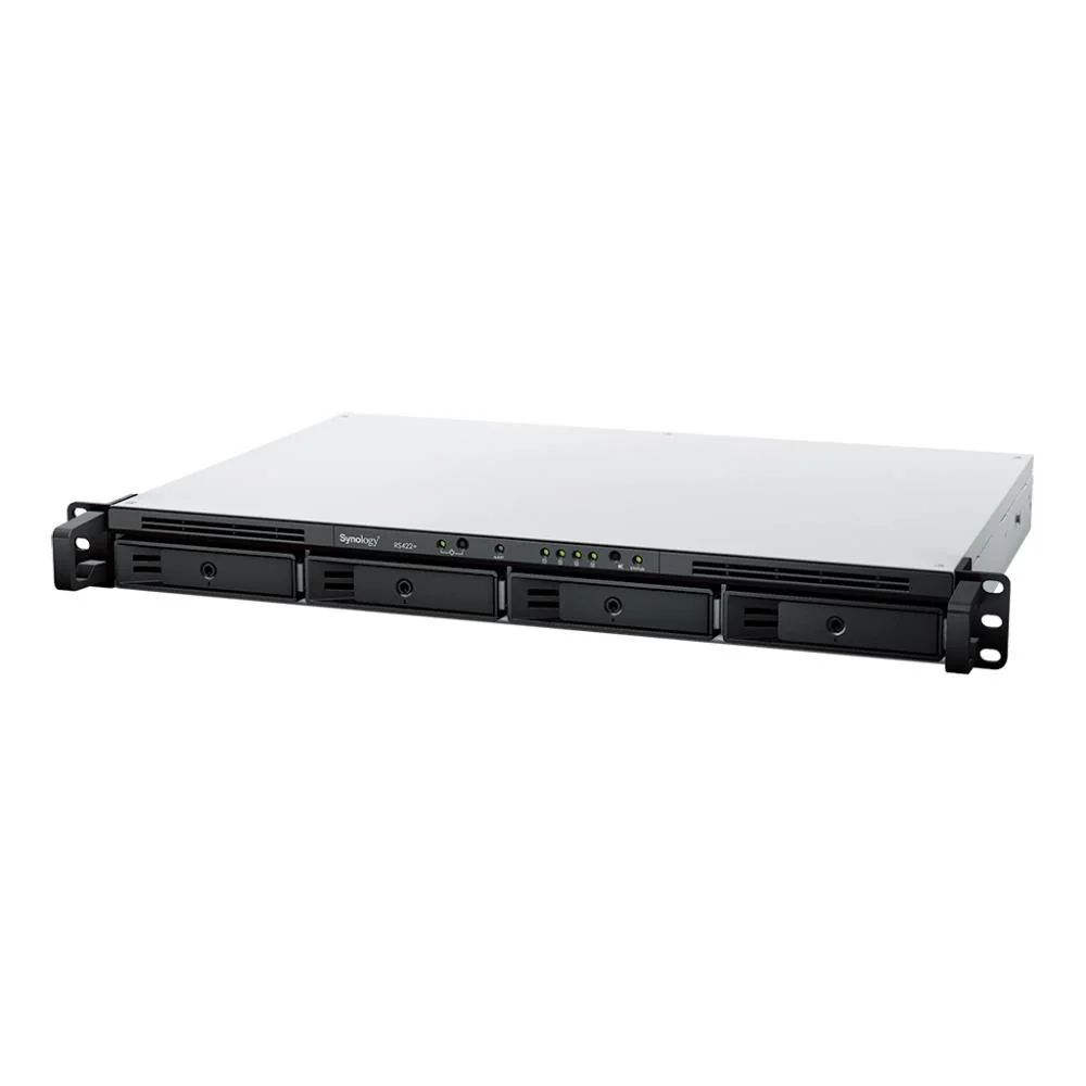 NAS STORAGE RACKST 4BAY 1U/NO HDD USB3 RS422+ SYNOLOGY - Image 1