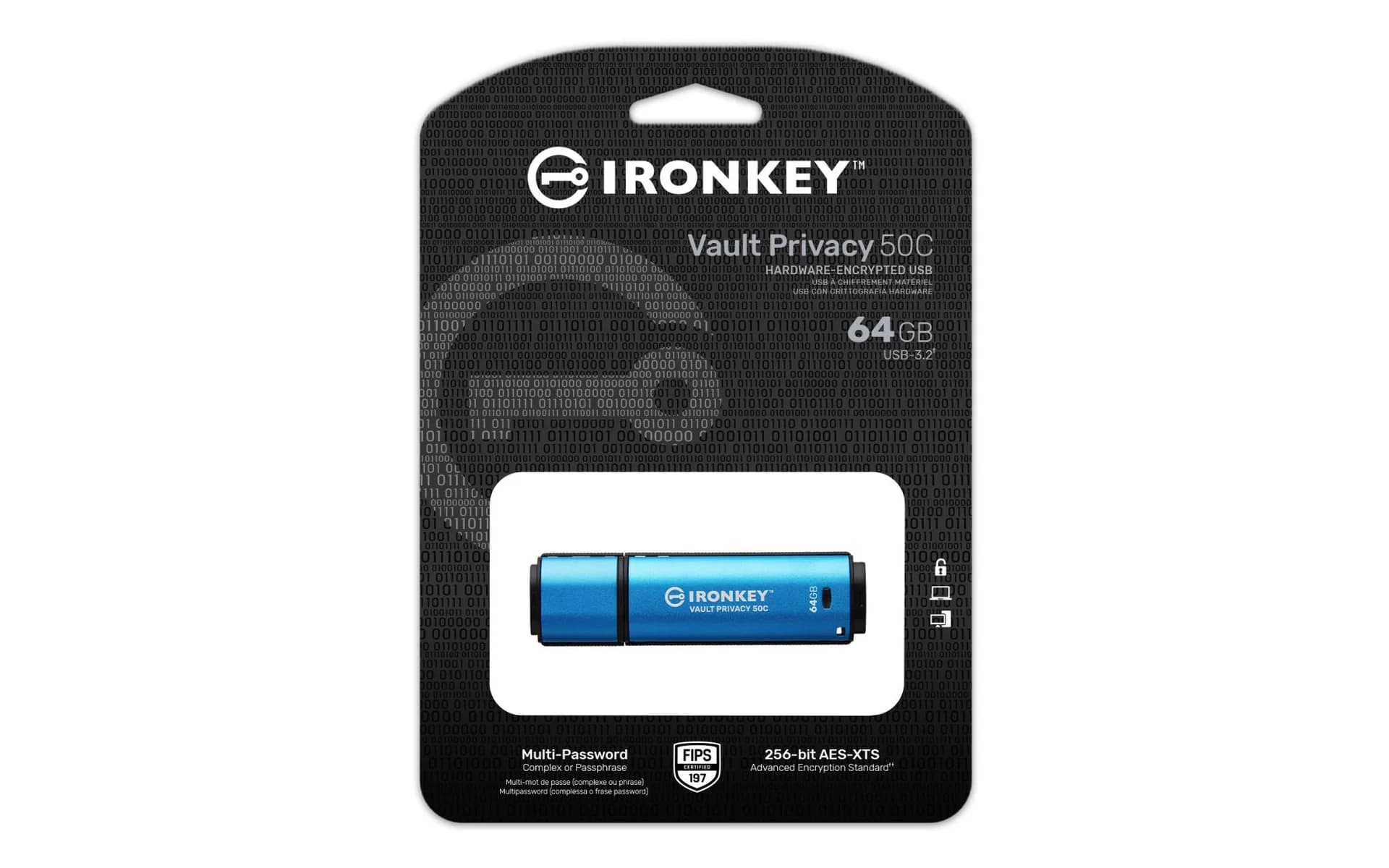 MEMORY DRIVE FLASH USB-C 64GB/IKVP50C/64GB KINGSTON - Image 3