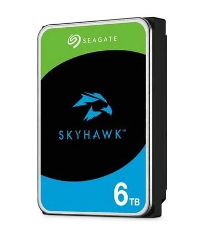 HDD SEAGATE SkyHawk 6TB SATA 256 MB 5400 rpm Discs/Heads 4/8 3,5" ST6000VX009 - Image 1