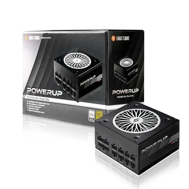Power Supply CHIEFTEC 650 Watts Efficiency 80 PLUS GOLD PFC Active GPX-650FC - Image 1