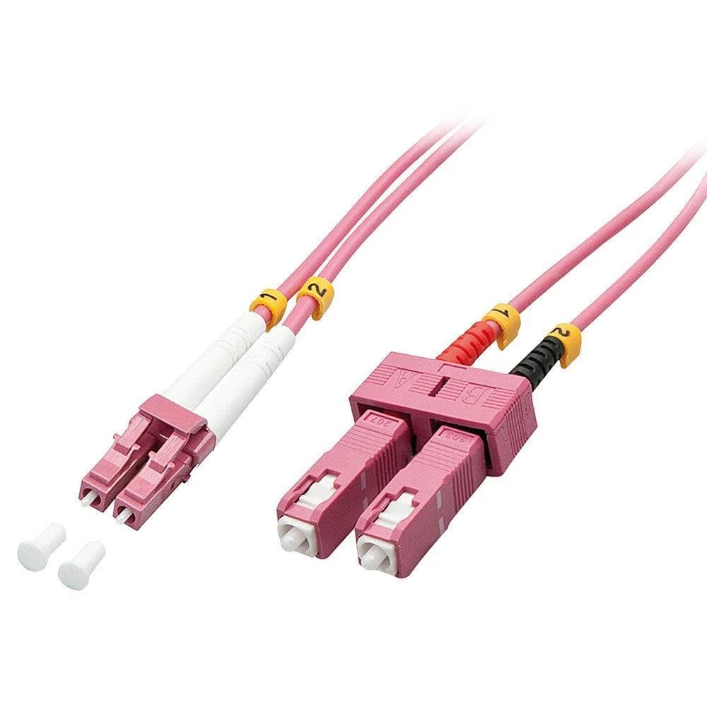 CABLE FIBRE OPTIC LC/SC OM4/2M 46361 LINDY - Image 1