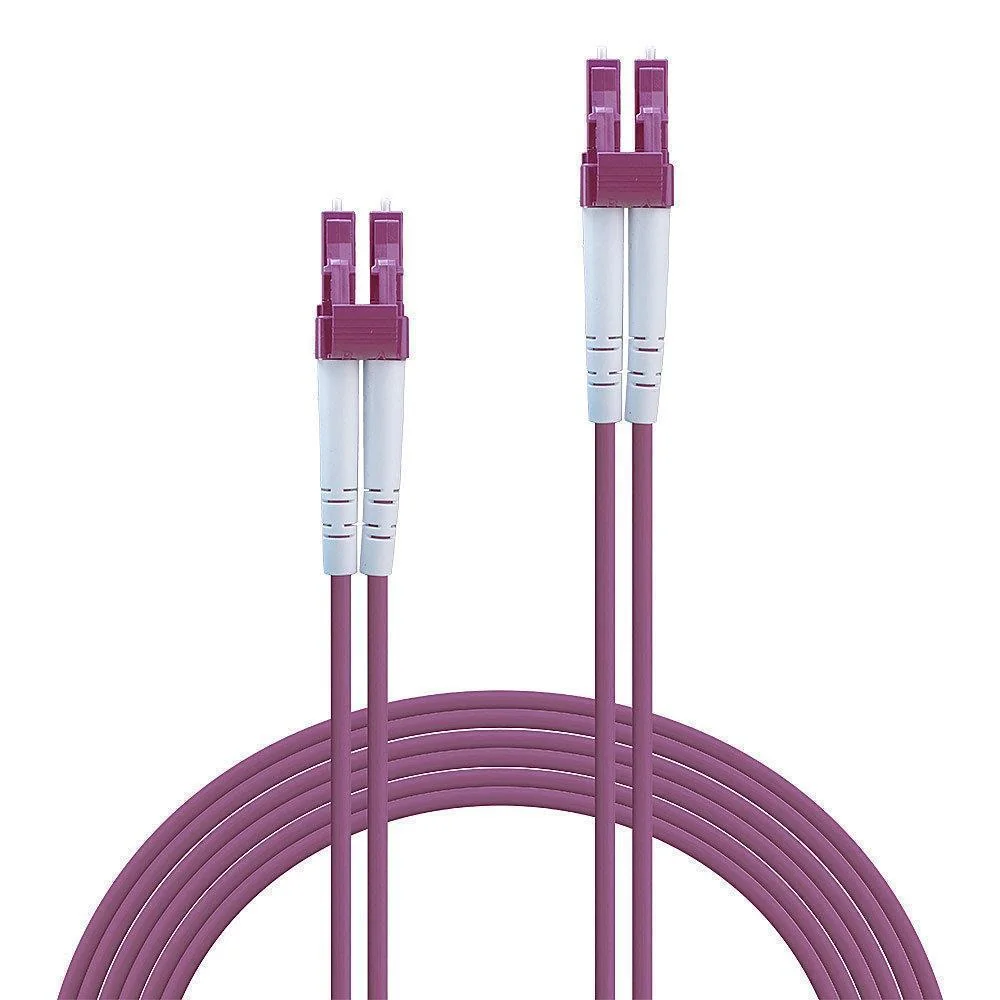 CABLE FIBRE OPTIC LC/LC OM4/5M 46343 LINDY - Image 1