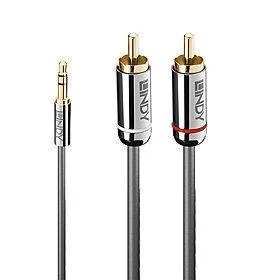 CABLE AUDIO 3.5MM TO PHONO/0.5M 35332 LINDY - Image 1