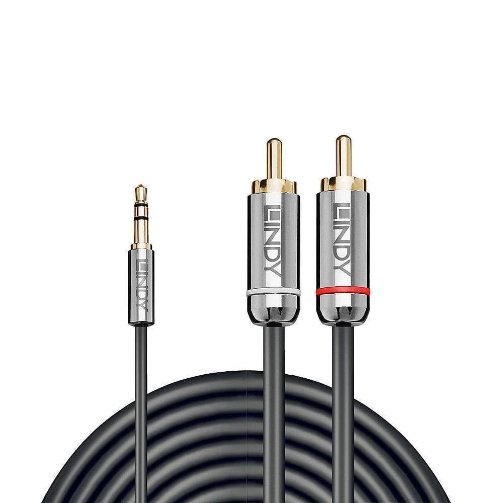 CABLE AUDIO 3.5MM TO PHONO/0.5M 35332 LINDY - Image 2