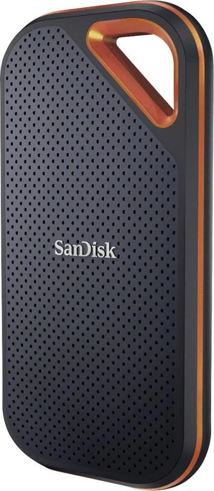 External SSD|SANDISK|Extreme Pro|4TB|USB-C|Write speed 2000 MBytes/sec|Read speed 2000 MBytes/sec|SDSSDE81-4T00-G25 - Image 1
