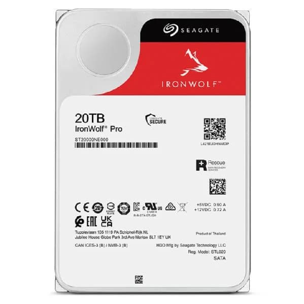 HDD SEAGATE IronWolf Pro 20TB SATA 256 MB 7200 rpm 3,5" ST20000NT001 - Image 4