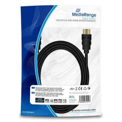 CABLE HDMI-HDMI 3M/MRCS155 MEDIARANGE - Image 1