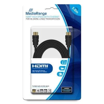 CABLE HDMI-HDMI 5M/MRCS158 MEDIARANGE - Image 1