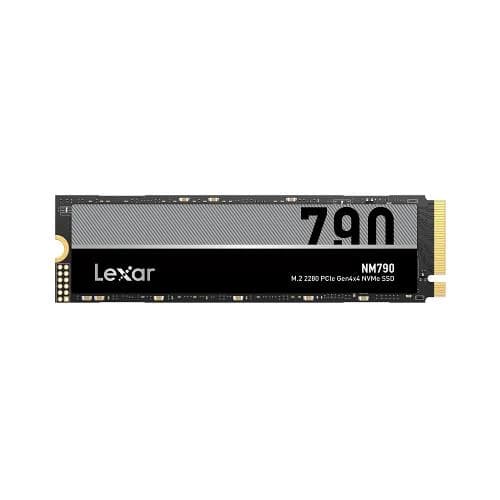 SSD LEXAR NM790 512GB M.2 PCIe Gen4 NVMe Write speed 4400 MBytes/sec Read speed 7200 MBytes/sec 2.45mm TBW 500 TB MTBF 1500000 hours LNM790X512G-RNNNG - Image 1