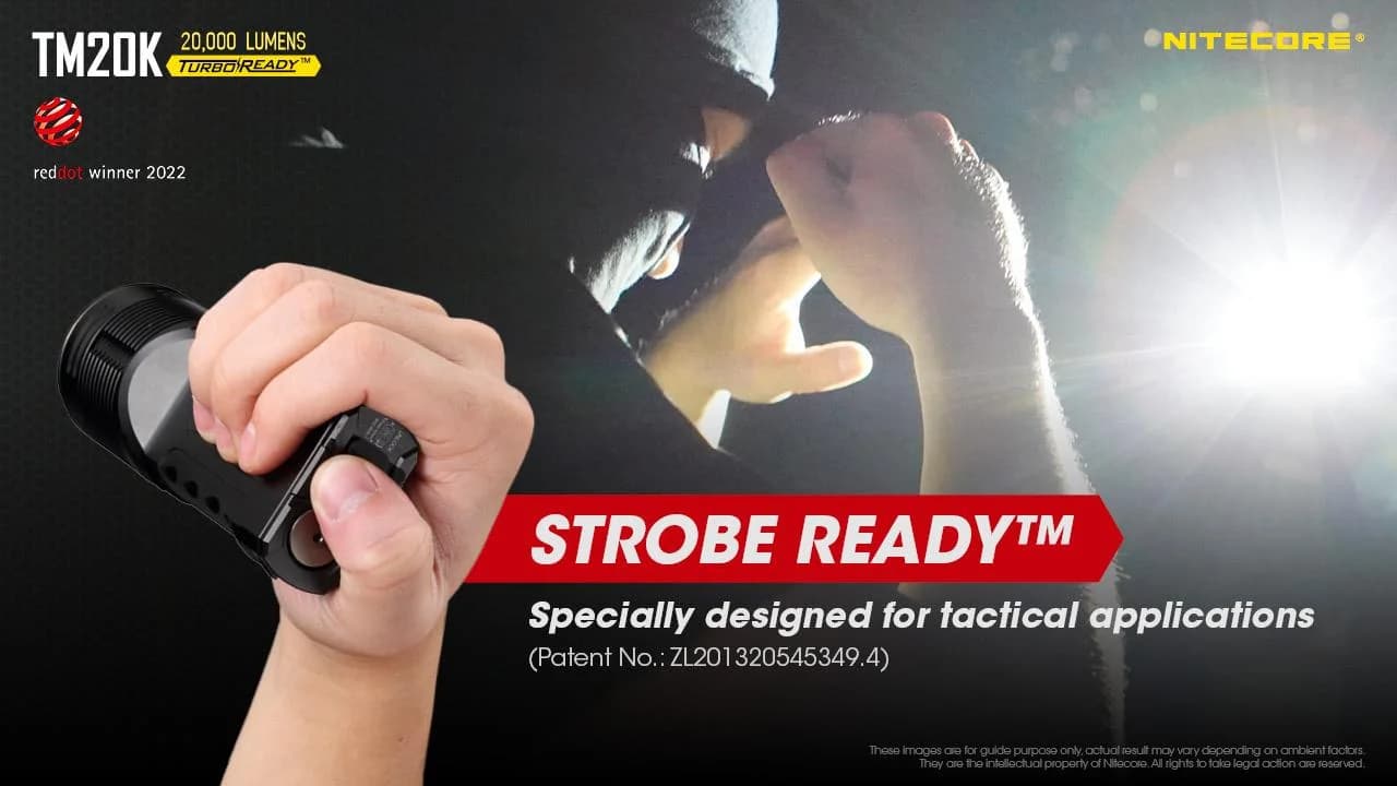 FLASHLIGHT TINY MONSTER SERIES/20000 LUMENS TM20K NITECORE - Image 9