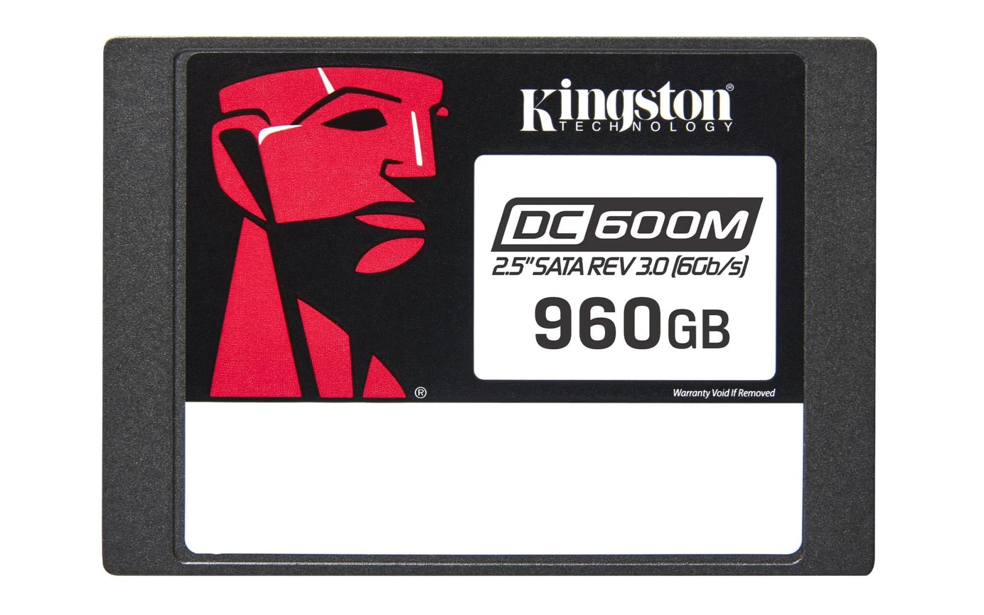 SSD KINGSTON DC600M 960 GB 1752xTBW rating MTBF 2000000 h Read speed 560 MB/s Write speed 530 MB/s Serial ATA III 2.5" SEDC600M/960G - Image 1