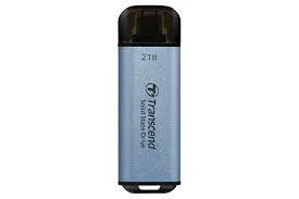 External SSD|TRANSCEND|ESD300|2TB|USB-C|Write speed 950 MBytes/sec|Read speed 1500 MBytes/sec|TS2TESD300C - Image 1